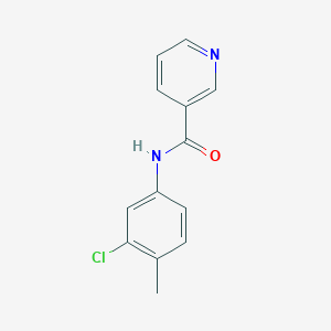 molecular formula C13H11ClN2O B337237 N-(3-chloro-4-methylphenyl)pyridine-3-carboxamide 