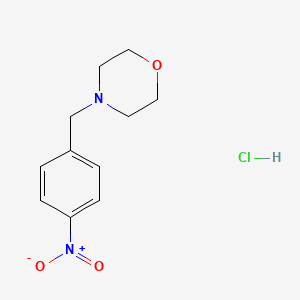 molecular formula C11H15ClN2O3 B3372446 4-(4-Nitrobenzyl)morpholine hydrochloride CAS No. 90754-91-9