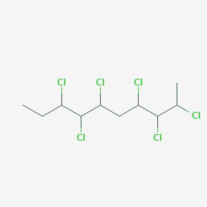 molecular formula C10H16Cl6 B033725 Alkanes, C10-12, chloro CAS No. 108171-26-2