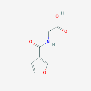 molecular formula C7H7NO4 B3372737 2-(Furan-3-ylformamido)acetic acid CAS No. 926253-94-3
