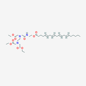 molecular formula C38H63N3O9 B033729 Arachidonic acid-edta CAS No. 105028-29-3