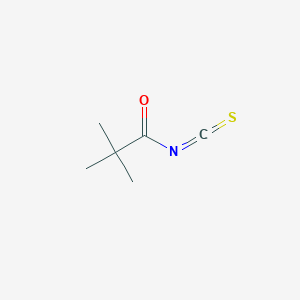 molecular formula C6H9NOS B3372918 Pivaloyl isothiocyanate CAS No. 93700-38-0