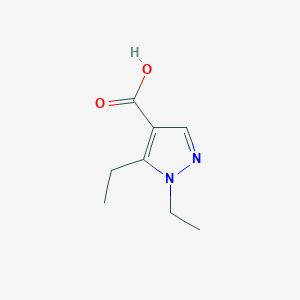 molecular formula C8H12N2O2 B3373583 1,5-diethyl-1H-pyrazole-4-carboxylic acid CAS No. 1007541-98-1