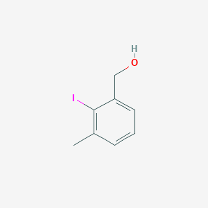 molecular formula C8H9IO B3373633 (2-iodo-3-methylphenyl)methanol CAS No. 100959-88-4