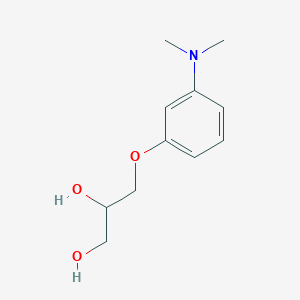 molecular formula C11H17NO3 B033738 1,2-Propanediol, 3-(m-(dimethylamino)phenoxy)- CAS No. 104179-37-5