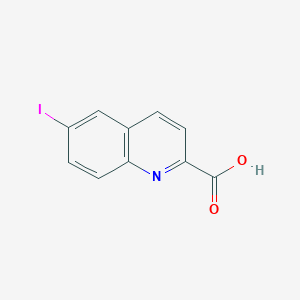 molecular formula C10H6INO2 B3374197 6-Iodoquinoline-2-carboxylic acid CAS No. 1017464-01-5
