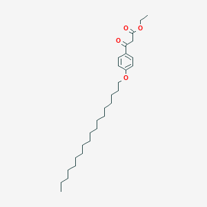 molecular formula C29H48O4 B033742 p-Stearyloxybenzoylacetic acid ethyl ester CAS No. 105491-04-1