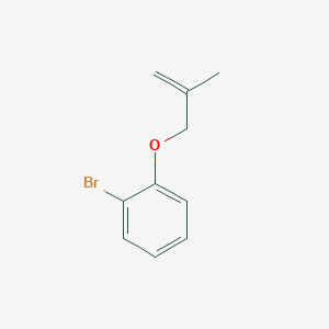 molecular formula C10H11BrO B3374227 1-Bromo-2-[(2-methylprop-2-en-1-yl)oxy]benzene CAS No. 10178-53-7