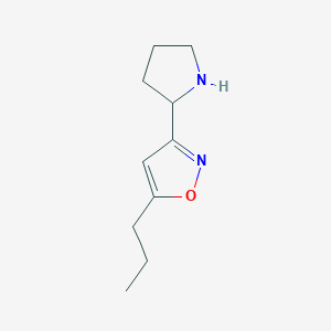 5-Propyl-3-pyrrolidin-2-ylisoxazole