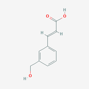 3-[3-(Hydroxymethyl)phenyl]prop-2-enoic acid