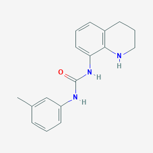 3-(3-Methylphenyl)-1-(1,2,3,4-tetrahydroquinolin-8-yl)urea