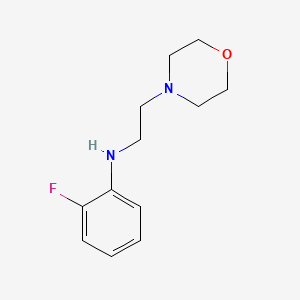 2-fluoro-N-[2-(morpholin-4-yl)ethyl]aniline