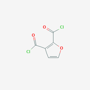 molecular formula C6H2Cl2O3 B033748 Furan-2,3-dicarbonyl dichloride CAS No. 104721-76-8