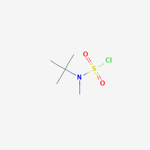 molecular formula C5H12ClNO2S B3375113 N-tert-butyl-N-methylsulfamoyl chloride CAS No. 1064037-85-9
