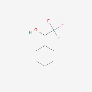 molecular formula C8H13F3O B3375136 1-Cyclohexyl-2,2,2-trifluoroethan-1-ol CAS No. 107018-38-2