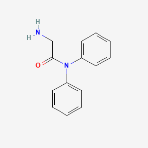 molecular formula C14H14N2O B3375190 2-amino-N,N-diphenylacetamide CAS No. 107776-85-2