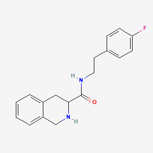 N-[2-(4-fluorophenyl)ethyl]-1,2,3,4-tetrahydroisoquinoline-3-carboxamide