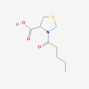 3-Pentanoyl-1,3-thiazolidine-4-carboxylic acid
