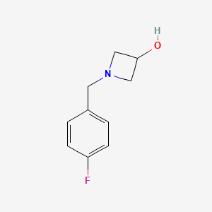 1-[(4-Fluorophenyl)methyl]azetidin-3-ol