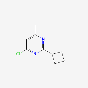 B3375565 4-Chloro-2-cyclobutyl-6-methylpyrimidine CAS No. 1111832-69-9