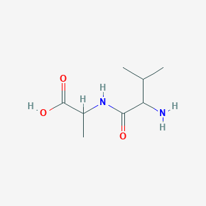 molecular formula C8H16N2O3 B3375610 H-VAL-ALA-OH CAS No. 1115-74-8