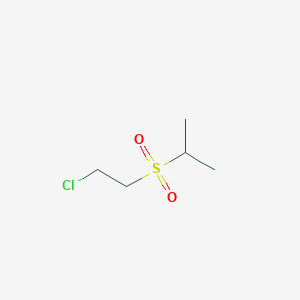 molecular formula C5H11ClO2S B3376238 2-(2-Chloroethanesulfonyl)propane CAS No. 1177100-75-2