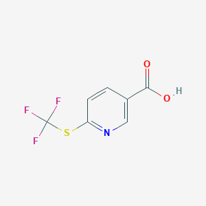 6-[(Trifluoromethyl)sulfanyl]pyridine-3-carboxylic acid