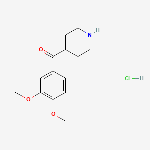 4-(3,4-Dimethoxybenzoyl)piperidine hydrochloride