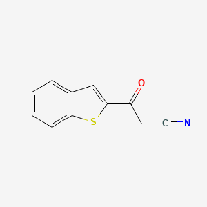 3-(1-Benzothiophen-2-yl)-3-oxopropanenitrile