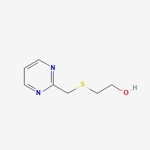 2-{[(Pyrimidin-2-yl)methyl]sulfanyl}ethan-1-ol