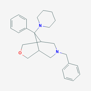 7-Benzyl-9-phenyl-9-(piperidin-1-yl)-3-oxa-7-azabicyclo[3.3.1]nonane