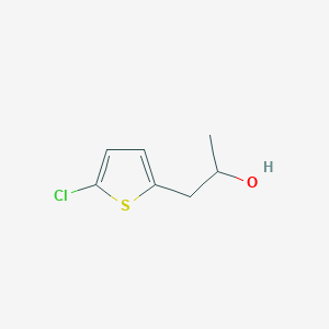 molecular formula C7H9ClOS B3377005 1-(5-Chlorothiophen-2-yl)propan-2-ol CAS No. 1250362-69-6