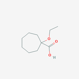 1-Ethoxycycloheptane-1-carboxylic acid