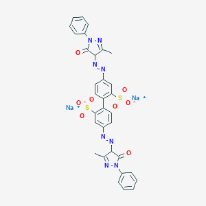 molecular formula C32H24N8Na2O8S2 B033771 C.I. Acid yellow 42 CAS No. 6375-55-9