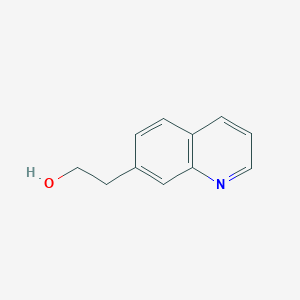 molecular formula C11H11NO B3377125 2-(Quinolin-7-YL)ethanol CAS No. 1260762-36-4