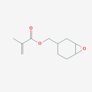 molecular formula C11H16O3 B033774 2-Propenoic acid, 2-methyl-, 7-oxabicyclo[4.1.0]hept-3-ylmethyl ester CAS No. 82428-30-6