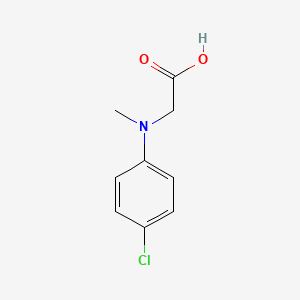 molecular formula C9H10ClNO2 B3377906 2-[(4-Chlorophenyl)(methyl)amino]acetic acid CAS No. 135929-39-4