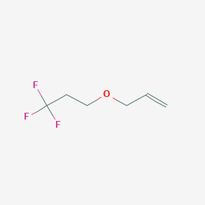 molecular formula C6H9F3O B3378372 3-(3,3,3-Trifluoropropoxy)prop-1-ene CAS No. 1421602-07-4