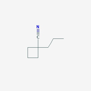 molecular formula C8H13N B3378401 1-Propylcyclobutane-1-carbonitrile CAS No. 1423028-37-8