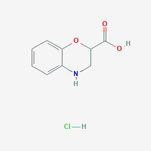3,4-Dihydro-2H-1,4-benzoxazine-2-carboxylic acid hydrochloride