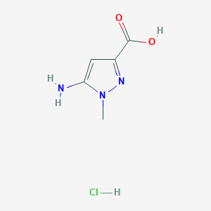 5-amino-1-methyl-1H-pyrazole-3-carboxylic acid hydrochloride