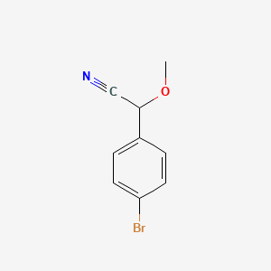 2-(4-Bromophenyl)-2-methoxyacetonitrile