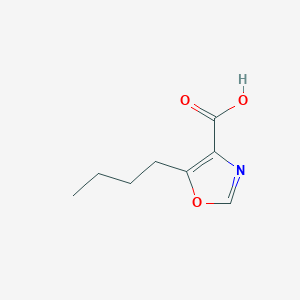 molecular formula C8H11NO3 B3378611 5-Butyl-1,3-oxazole-4-carboxylic acid CAS No. 143659-18-1