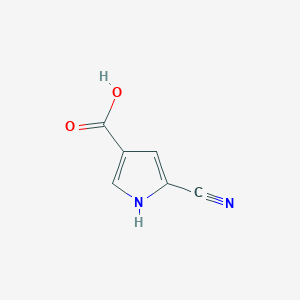 5-cyano-1H-pyrrole-3-carboxylic acid