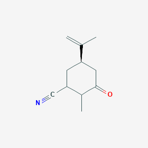 (5R)-2-methyl-3-oxo-5-(prop-1-en-2-yl)cyclohexane-1-carbonitrile