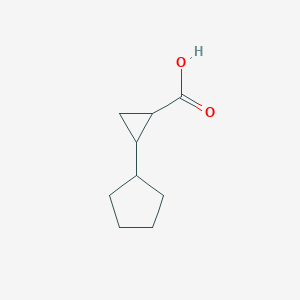 2-Cyclopentylcyclopropane-1-carboxylic acid