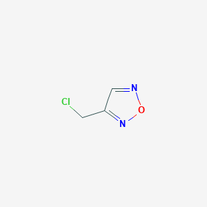 molecular formula C3H3ClN2O B3378855 3-(Chloromethyl)-1,2,5-oxadiazole CAS No. 1487782-22-8
