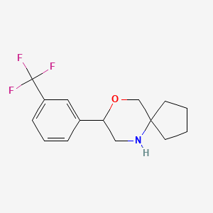 8-[3-(Trifluoromethyl)phenyl]-9-oxa-6-azaspiro[4.5]decane