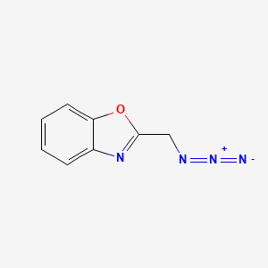 molecular formula C8H6N4O B3378866 2-(Azidomethyl)-1,3-benzoxazole CAS No. 148859-40-9