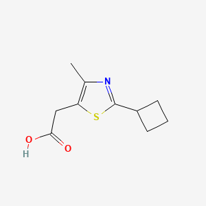 2-(2-Cyclobutyl-4-methyl-1,3-thiazol-5-yl)acetic acid